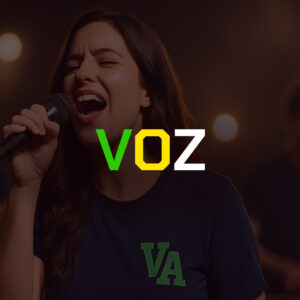Curso de voz com o professor Carlos Gramacho, da Verbo Academy, focado em cuidados vocais, afinação, respiração e técnica. Indicado para iniciantes que desejam desenvolver sua expressão vocal com segurança e consciência.